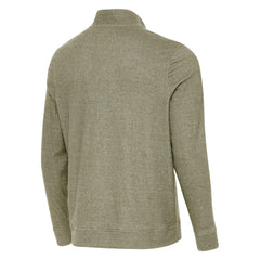 Boston Bruins Antigua Subtle Quarter-Zip Sweatshirt Olive