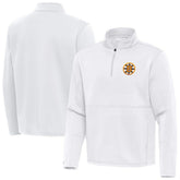 Boston Bruins Antigua Twist Quarter-Zip Pullover Jacket White