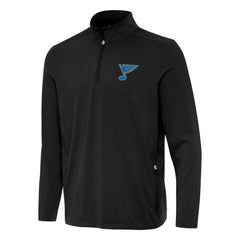 St. Louis Blues Antigua Perilous Quarter-Zip Sweatshirt Black