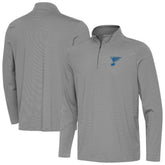 St. Louis Blues Antigua Twine Quarter-Zip Pullover Black