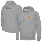Boston Bruins Antigua Victory Full-Zip Hoodie Heather Gray