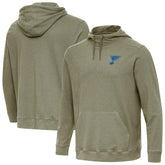 St. Louis Blues Antigua Cloud Pullover Hoodie Olive