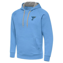 St. Louis Blues Antigua Victory Pullover Hoodie Blue