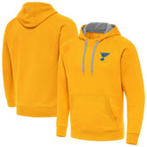 St. Louis Blues Antigua Victory Pullover Hoodie Gold