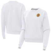 Boston Bruins Antigua Women's Victory Pullover Sweatshirt White