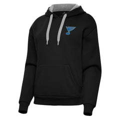 St. Louis Blues Antigua Women's Victory Pullover Hoodie Black