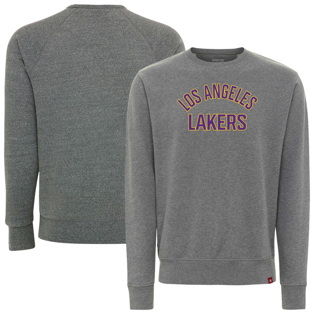 Los Angeles Lakers Sportiqe Unisex Genuine Issue Collection Biltmore Sweatshirt - Gray for sale