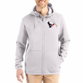Houston Texans Cutter & Buck Roam Epic Comfort Recycled Full-Zip Hoodie Jacket - Gray discount