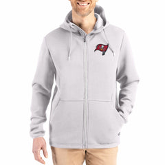 Tampa Bay Buccaneers Cutter & Buck Roam Epic Comfort Recycled Full-Zip Hoodie Jacket - Gray online