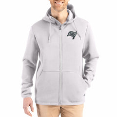 Tampa Bay Buccaneers Cutter & Buck Roam Epic Comfort Recycled Full-Zip Hoodie Jacket - Gray outlet