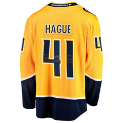 Nicolas Hague Nashville Predators Fanatics Home Breakaway Jersey Gold