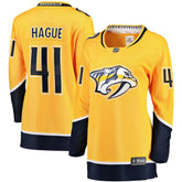 Nicolas Hague Nashville Predators Fanatics Women's Home Breakaway Jersey Gold