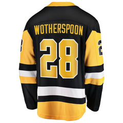 Parker Wotherspoon Pittsburgh Penguins Fanatics Home Breakaway Jersey Black