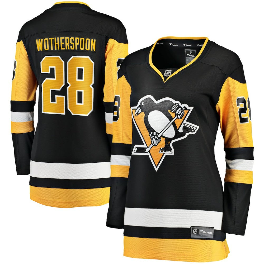 Parker Wotherspoon Pittsburgh Penguins Fanatics Women's Home Breakaway Jersey Black