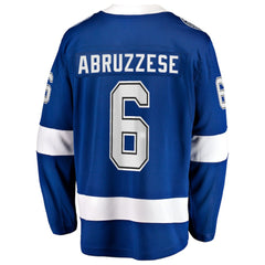 Nick Abruzzese Tampa Bay Lightning Fanatics Home Breakaway Jersey Blue