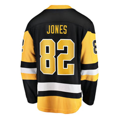 Caleb Jones Pittsburgh Penguins Fanatics Home Breakaway Jersey Black