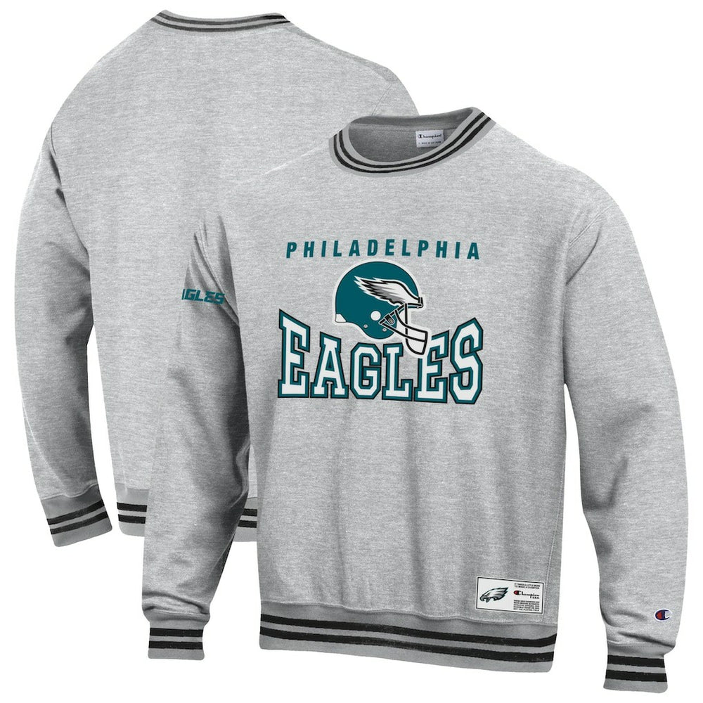Philadelphia Eagles Champion Reverse Weave Fleece Sweatshirt - Heather Gray online