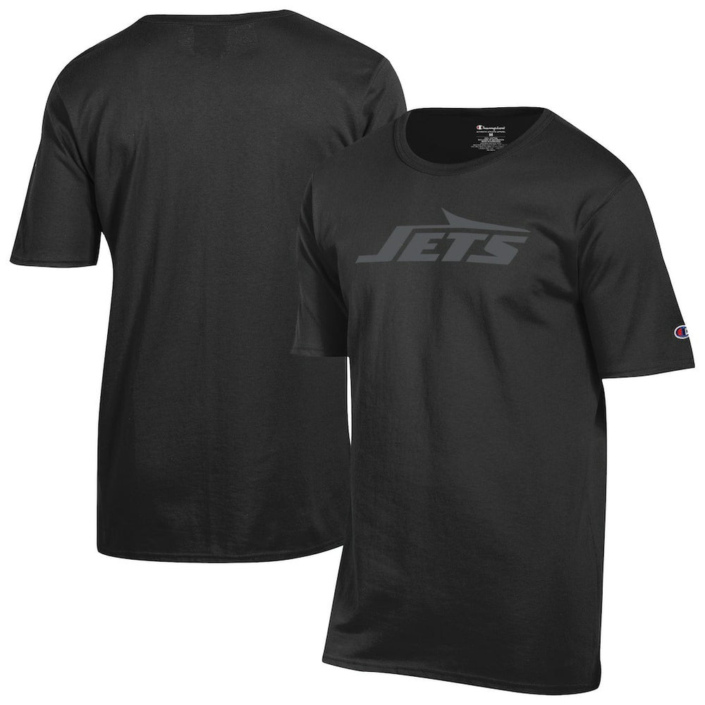 New York Jets Champion Tonal Logo T-Shirt - Black online
