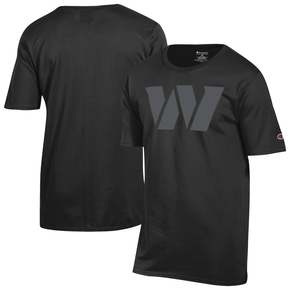 Washington Commanders Champion Tonal Logo T-Shirt - Black discount