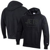 New York Jets Champion Tonal Reverse Weave Fleece Hoodie - Black online