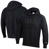 Philadelphia Eagles Champion Tonal Reverse Weave Fleece Hoodie - Black discount