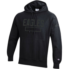 Philadelphia Eagles Champion Tonal Reverse Weave Fleece Hoodie - Black discount