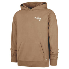 Boston Celtics '47 Triple Double Foundation Premium Hoodie Sweatshirt - Khaki | 47 brand on sale
