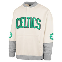 Boston Celtics '47 Crossover Collection Trifecta Double Layered Fleece Sweatshirt - Cream | 47 brand cheap