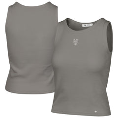 Milwaukee Bucks '47 Women's Cropped Skyhook Baby Rib Tank - Gray | 47 brand cheap