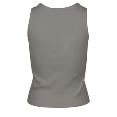 Miami Heat '47 Women's Cropped Skyhook Baby Rib Tank - Gray | 47 brand outlet