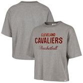 Cleveland Cavaliers '47 Women's Pivot Drop Needle Cropped T-Shirt sale - Gray | 47 brand discount