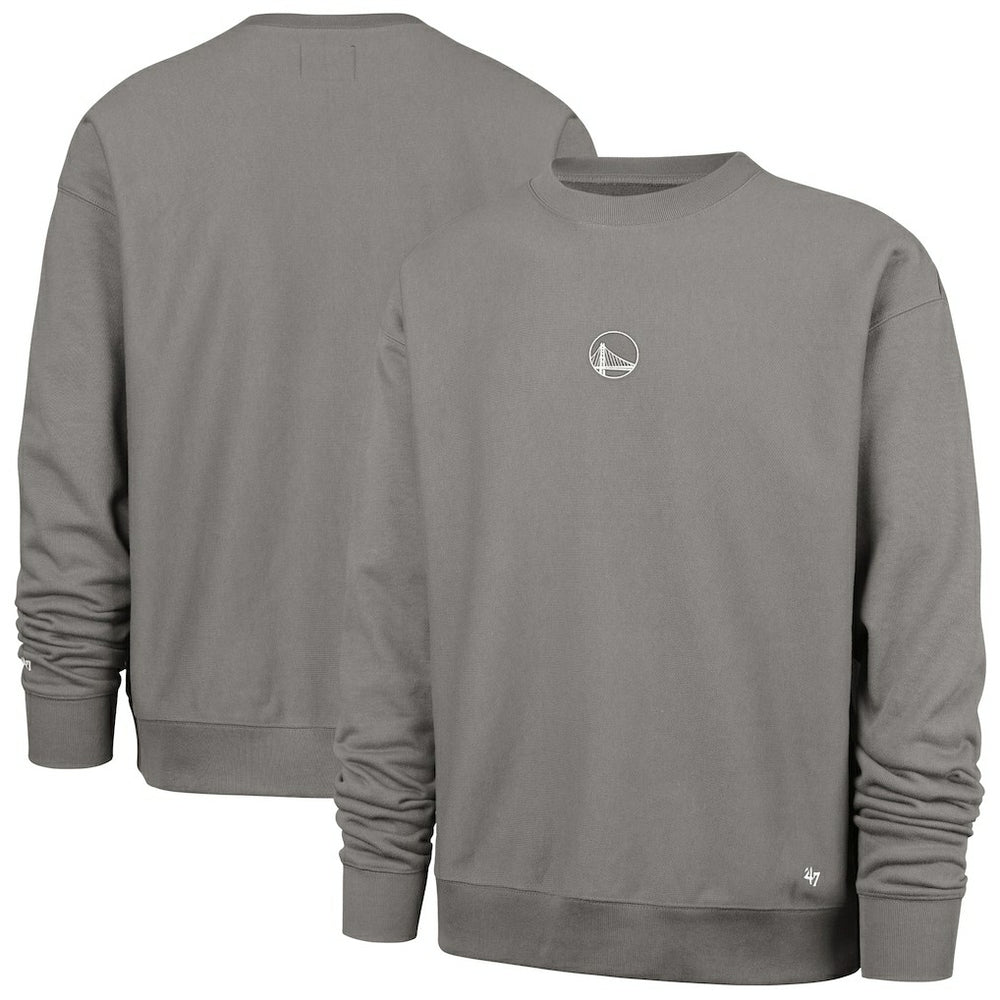 Golden State Warriors '47 Offside Foundation Crew Neck Sweatshirt sale - Gray | 47 brand shop