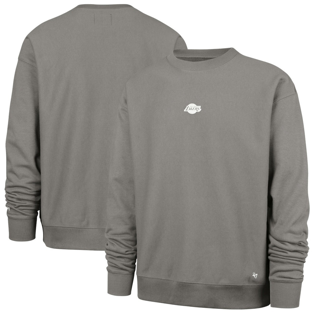 Los Angeles Lakers '47 Offside Foundation Crew Neck Sweatshirt - Gray | 47 brand outlet