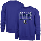 Dallas Mavericks '47 Unisex Brush By Headline Crewneck Sweatshirt sale - Blue | 47 brand on sale