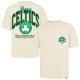Boston Celtics '47 Unisex Crossover Collection Foundation Pocket T-Shirt - Cream | 47 brand on sale