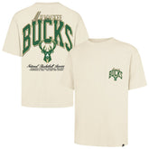 Milwaukee Bucks '47 Unisex Crossover Collection Foundation Pocket T-Shirt - Cream | 47 brand sale