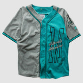 Miami Marlins Starter 90s Full Button Top - Teal Vintage