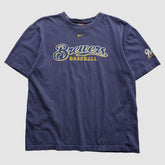 Milwaukee Brewers 2004 T-Shirt - Navy Vintage | Nike