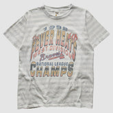 Atlanta Braves 1992 T-Shirt - Gray Vintage