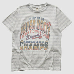 Atlanta Braves 1992 T-Shirt - Gray Vintage