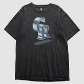 Colorado Rockies 2000s T-Shirt - Black Vintage