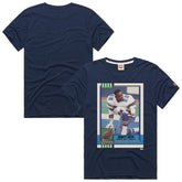 Emmitt Smith Dallas Cowboys Homage Unisex NFL Topps Trading Card Tri-Blend T-Shirt - Navy cheap
