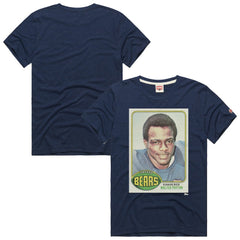 Walter Payton Chicago Bears Homage Unisex NFL Topps Trading Card Tri-Blend T-Shirt - Navy online