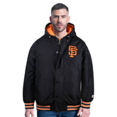 San Francisco Giants Starter Pro Polyfilled Full-Zip Jacket - Black