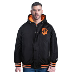 San Francisco Giants Starter Pro Polyfilled Full-Zip Jacket - Black