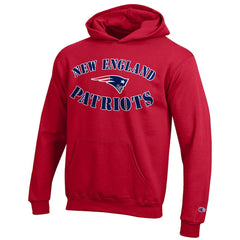 New England Patriots Champion Youth Powerblend Fleece Hoodie - Red on sale