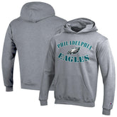 Philadelphia Eagles Champion Youth Powerblend Fleece Hoodie - Gray sale