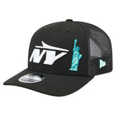 New York Jets New Era Liberty 9SEVENTY Adjustable Trucker Hat - Black discount