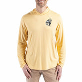 New Orleans Saints Cutter & Buck Throwback Logo Coastline Epic Comfort Eco Recycled Long Sleeve Hoodie T-Shirt - Gold outlet