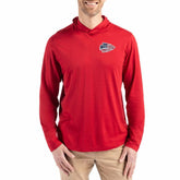 Kansas City Chiefs Cutter & Buck Americana Coastline Epic Comfort Eco Recycled Long Sleeve Hoodie T-Shirt - Red on sale